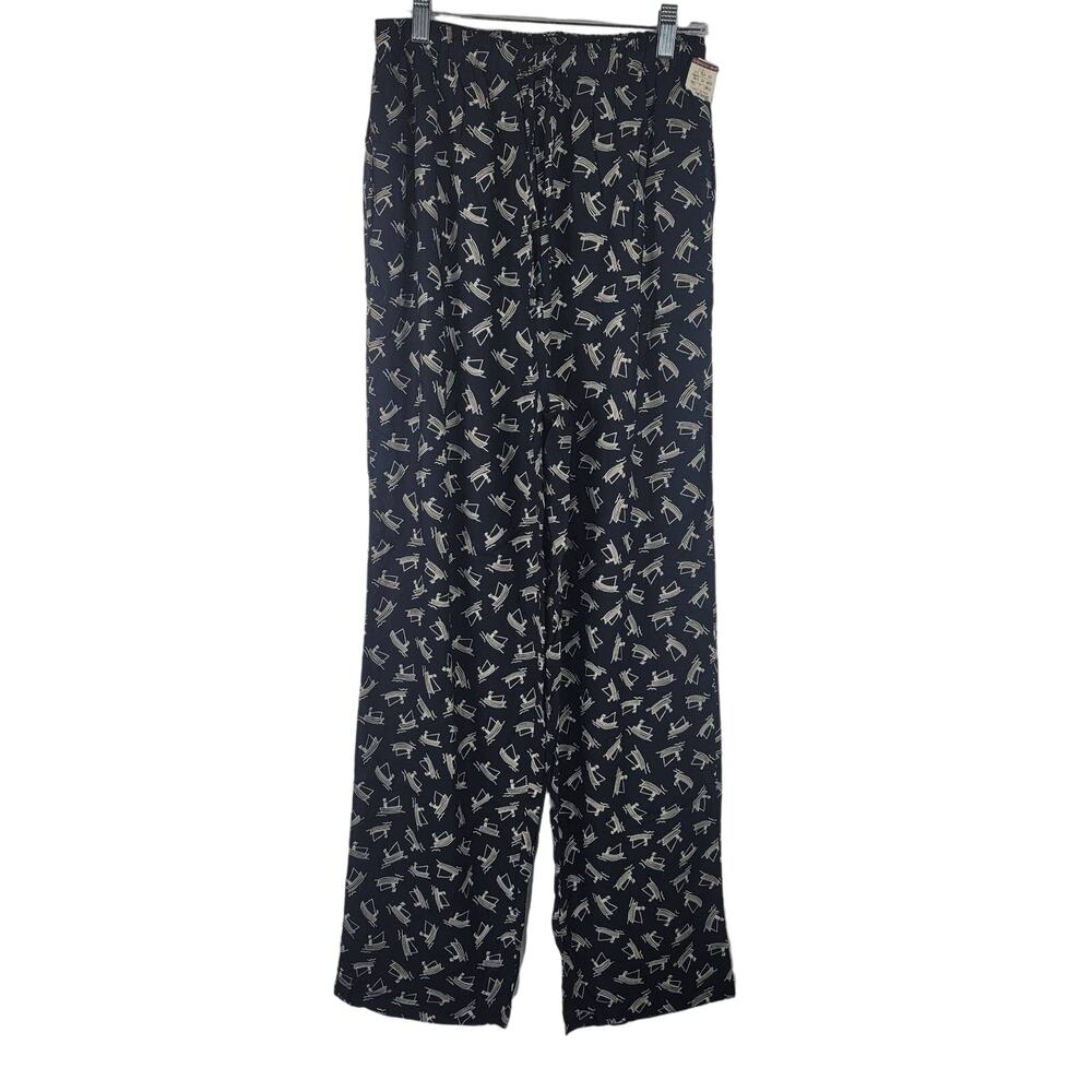 Clio Robinson May Black Fishing Boat Design Pants Large NWT
